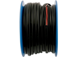 30052 28/0,30 30m Cabo Automotivo Plano Duplo Preto/vermelho