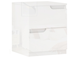 Cômoda Moderna em Madeira com 2 Gavetas BTFORUS (40x40x48cm)