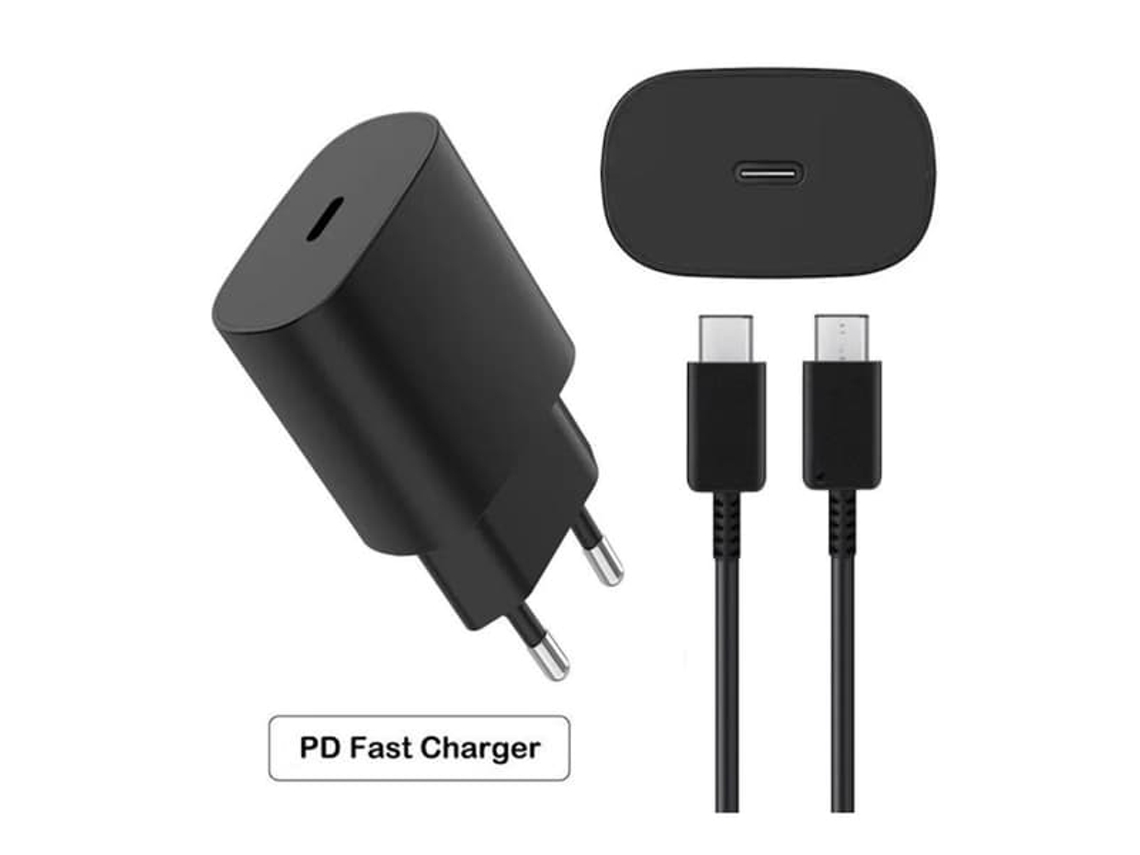 Carregador Rápido De 25 W E Cabo Usb-c De 2 M