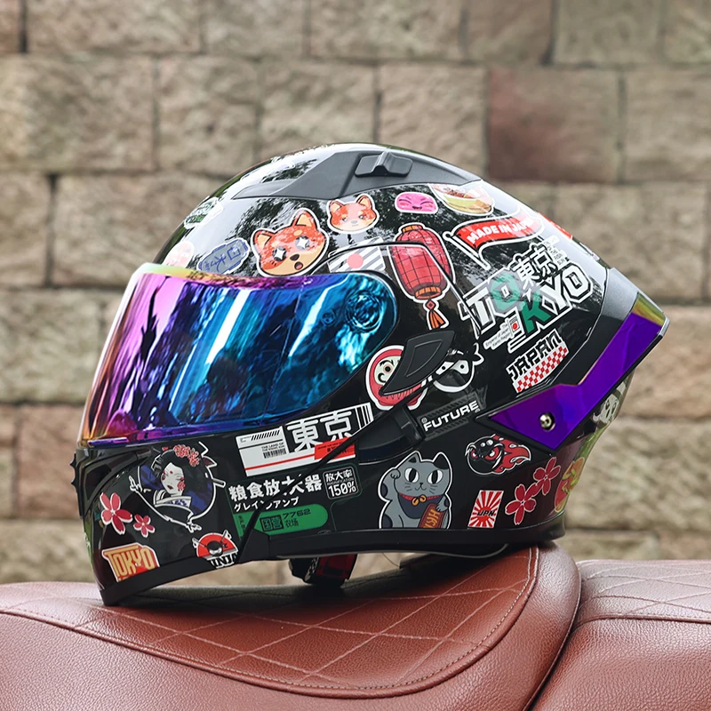 (m) Capacete Modular Unissex Com Lente Dupla, Certificado Dot, Material Abs
