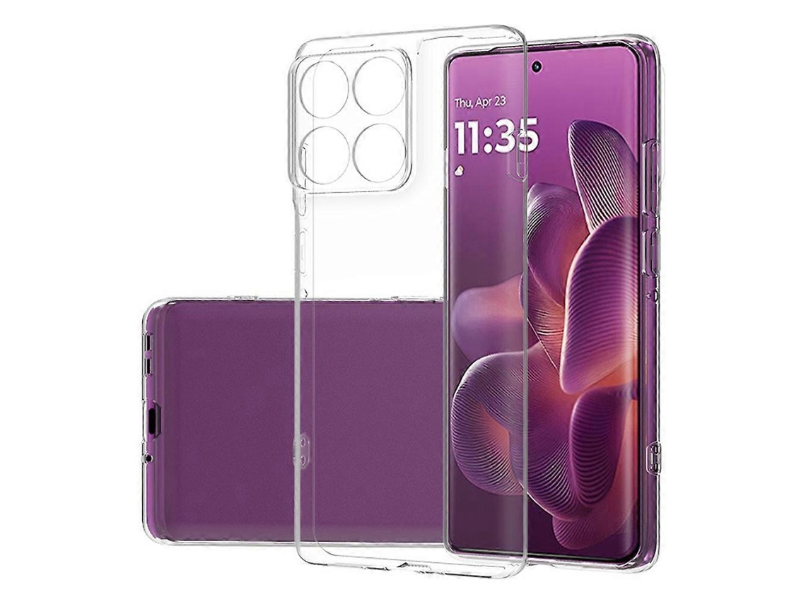 Capa Traseira Ultrafina E Flexível De Tpu Transparente Para Motorola Edge 60 5g / Edge 60 Fusion 5g
