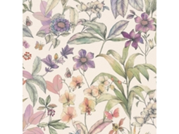 Papel de parede Profhome 791872-gu com flores, levemente texturizado, Fosco, 5,33 m²