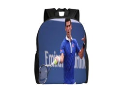 Mochila Novak Djokovic D136 Para Estudantes, Resistente E Leve, Impermeável E Com Alça De Ombro Respirável V136