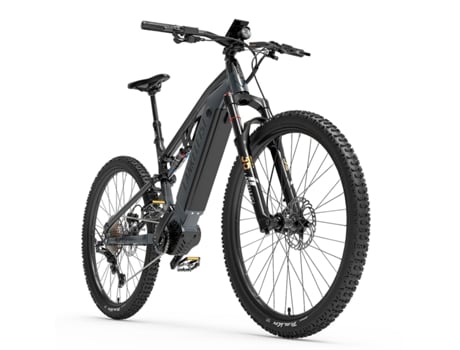 Bicicleta Elétrica Para Uso Diário Lankeleisi Gt800, 500 W, 20 Ah 48 V, 40 Km/h, 29 Zoll, Cinza