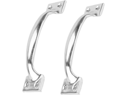 Conjunto De 2 Puxadores Porta Garagem Iplusmile Em Aço Inoxidável 150mm Para Portas Correr Celeiro E Portões Externos