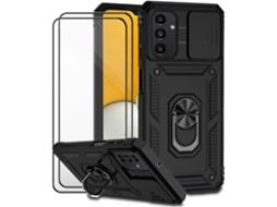 Capa Tampa Deslizante Câmera Proteção Para Samsung Galaxy A04 S Hongwe. Magnética Preto