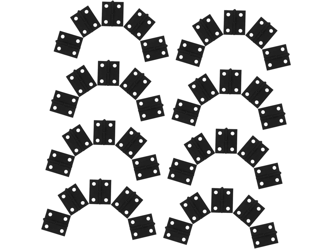 Conjunto De Mini 50 Peças, Pretas, Pequenas Para Caixas Joias,