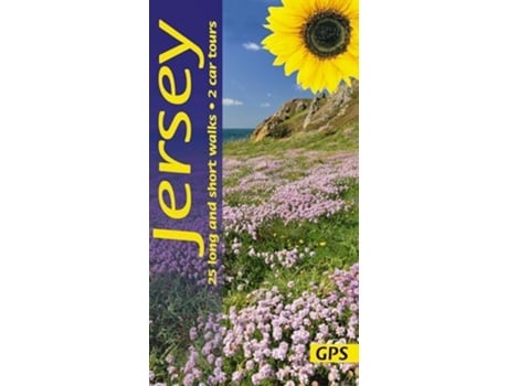 Livro Jersey Sunflower Walking Guide de Geoff Daniel (Inglês)
