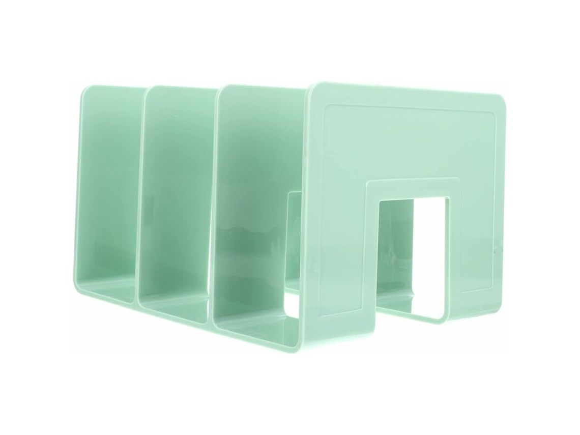 1 Suporte Para Livros, Organizador De Prateleira, Organizador De Arquivos, Armário, Suporte Para Livros De Escritório/ Biblioteca, Transparente