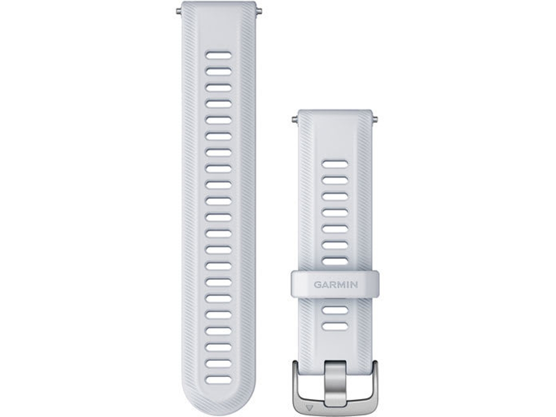 Pulseira GARMIN Forerunner 955 Piedra Hebilla Plateada (Branco)