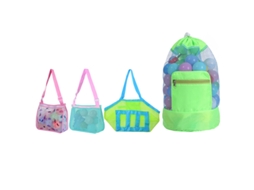 Conjunto 4 Bolsas De Armazenamento De Malha Para Brinquedos De Praia Yuysan (ab02)