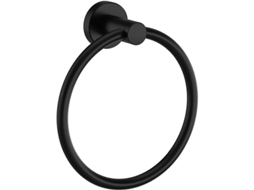 Anel De Toalla Preto De Parede Resistente, Design Moderno Para Banheiro, Acessórios De Hardware