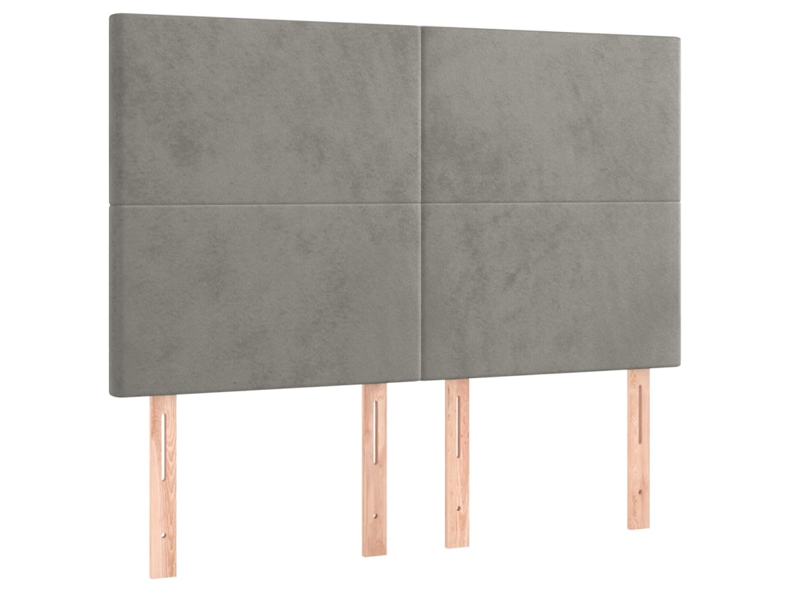Headboard, Headboards Vidaxl Cinzeto Veludo (144 Cm)