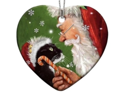 Enfeites Para Árvore De Natal, Pingente De Boneco De Neve E Cachorro , Vermelho Olysi Shop (1 Pacote)