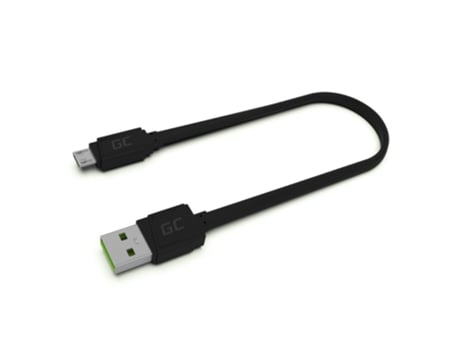 Cabo USB Mikro USB (ST-ST) 0,25m VerdeCell Preto