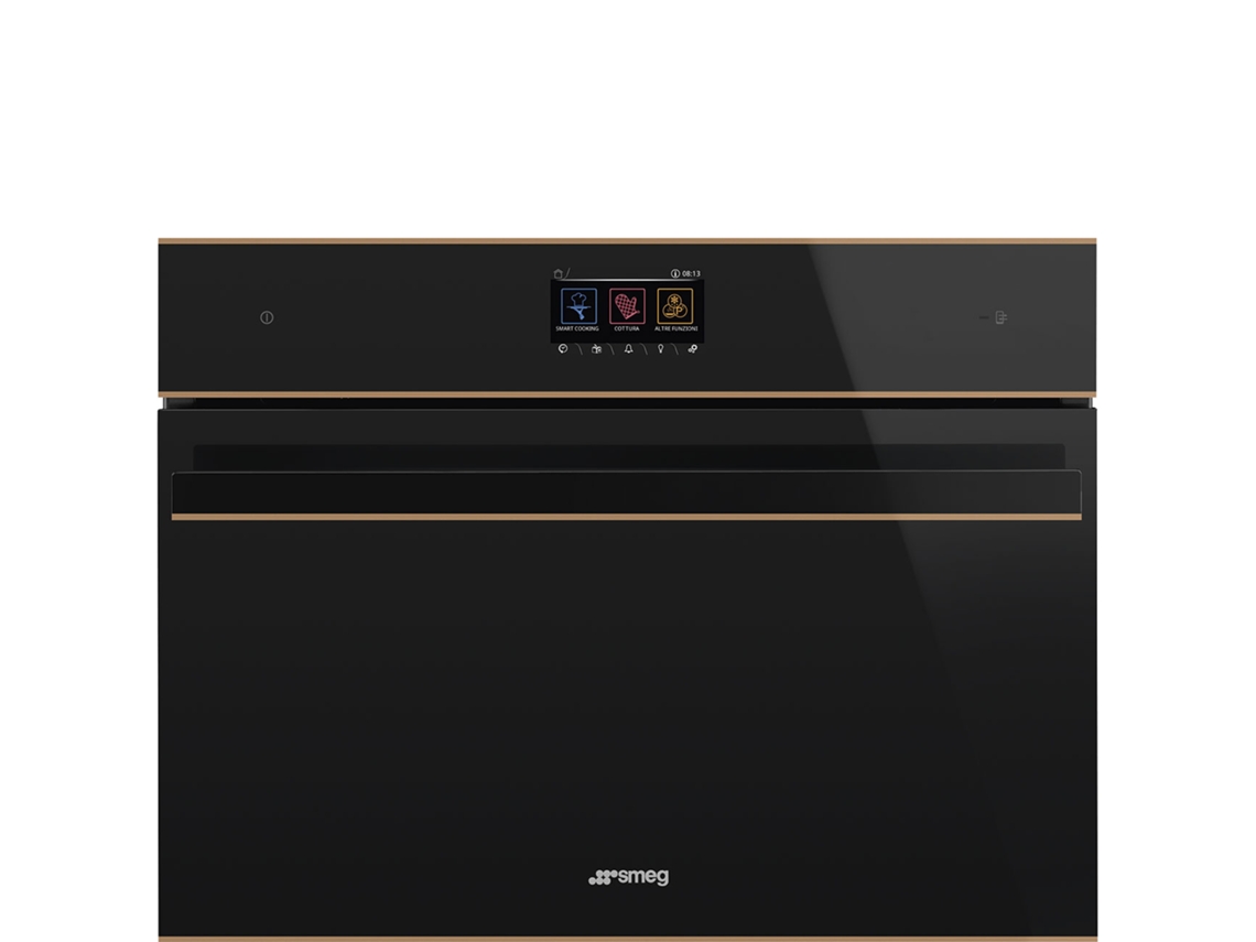 Forno Micro-ondas SMEG Dolce Stil Novo SO4604M2PNR (40 L - 59.7 cm - Hidrolítico - Preto)