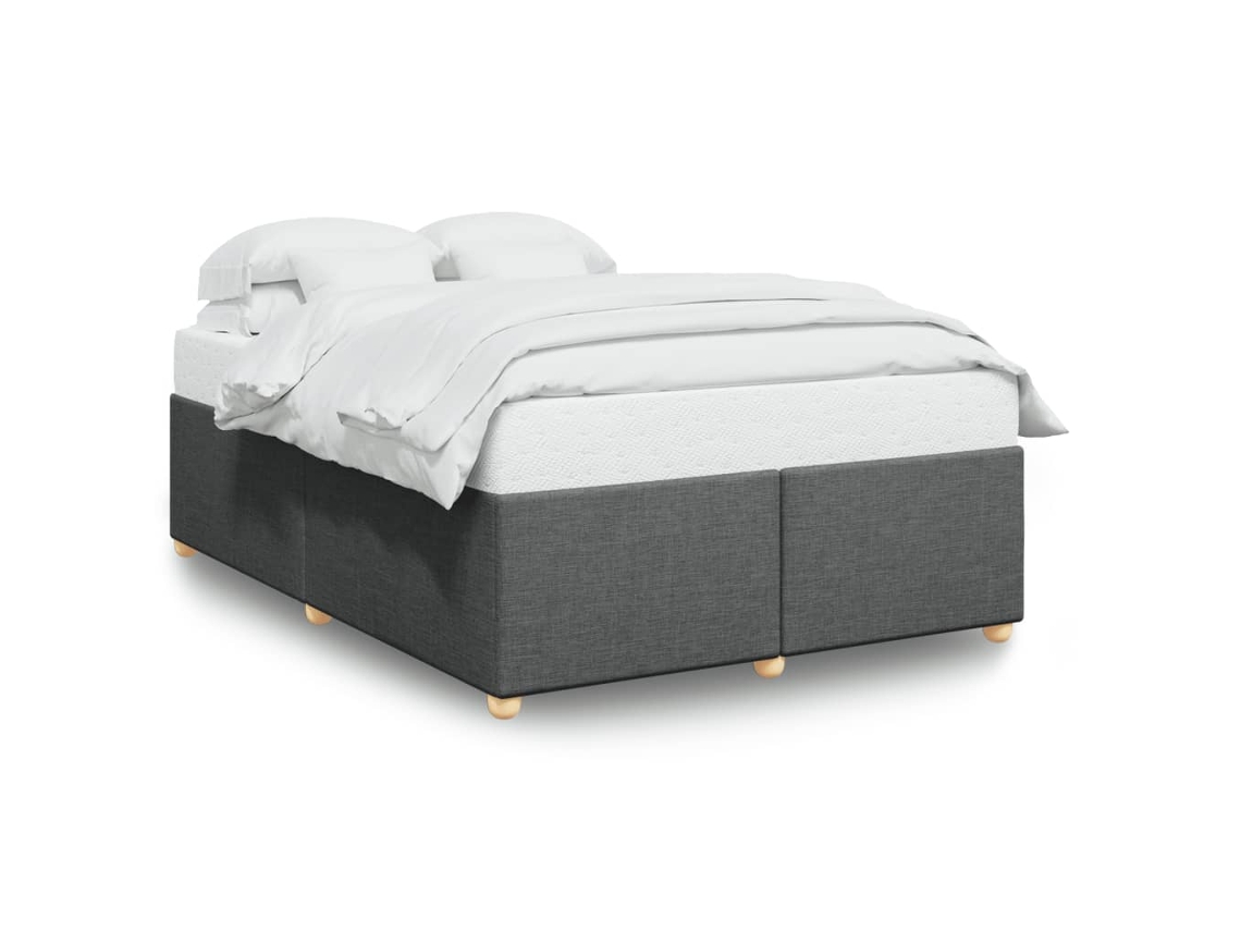Bed Frame, Bed Frames Vidaxl Cinzeto Tecido (140 X 200 Cm)