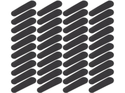 Jojofuny 200 Unidades De Tiras Adesivas Silicone Antiderrapantes Para Cabides Roupas E Vestuário, Fáceis De Usar