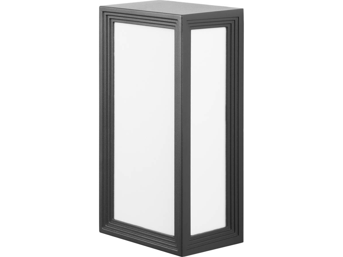 Forlight Thomas - Aplique 220x10x120mm, Alumínio, Cor Cinzento, E27, Máx 23w, Ip44
