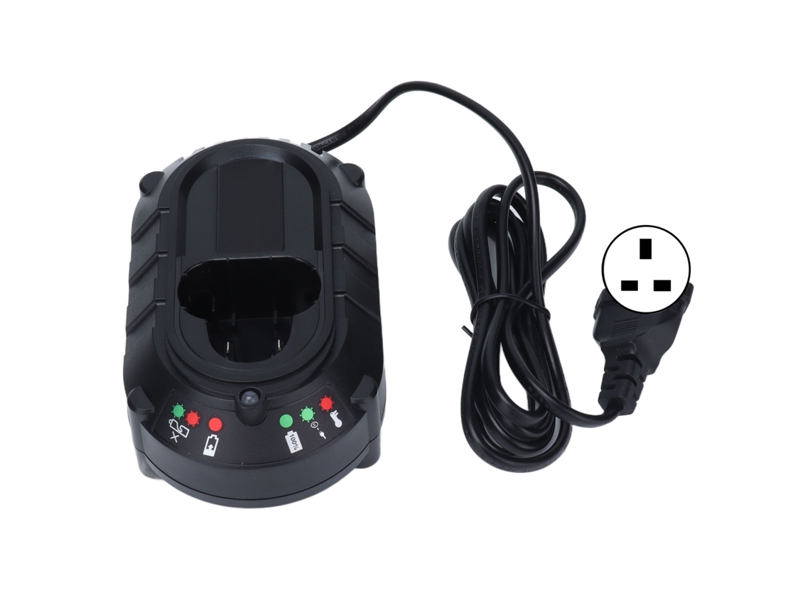 Carregador de bateria para furadeira elétrica 12V, substituição de bateria de íon de lítio MT12V, 100-240V, plugue do Reino Unido.