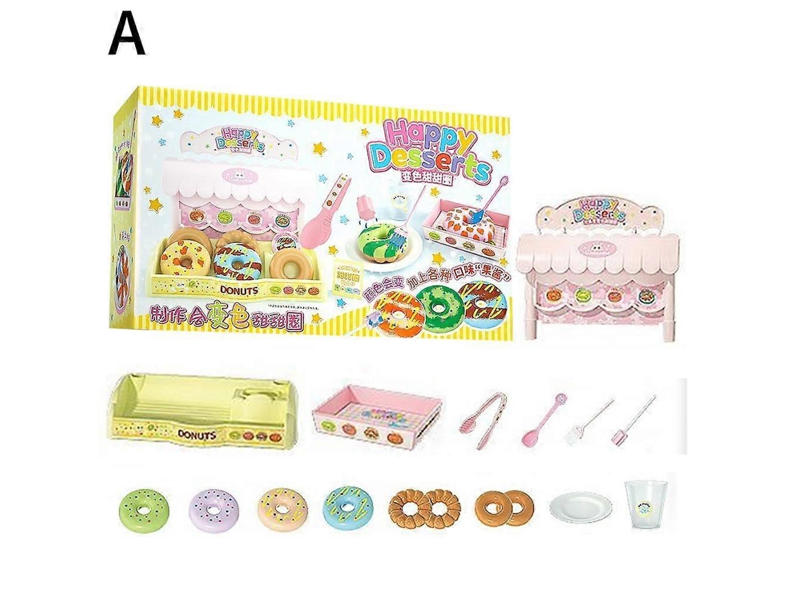 Brinquedo De Casa De Brincar Com Donuts Que Mudam De Cor