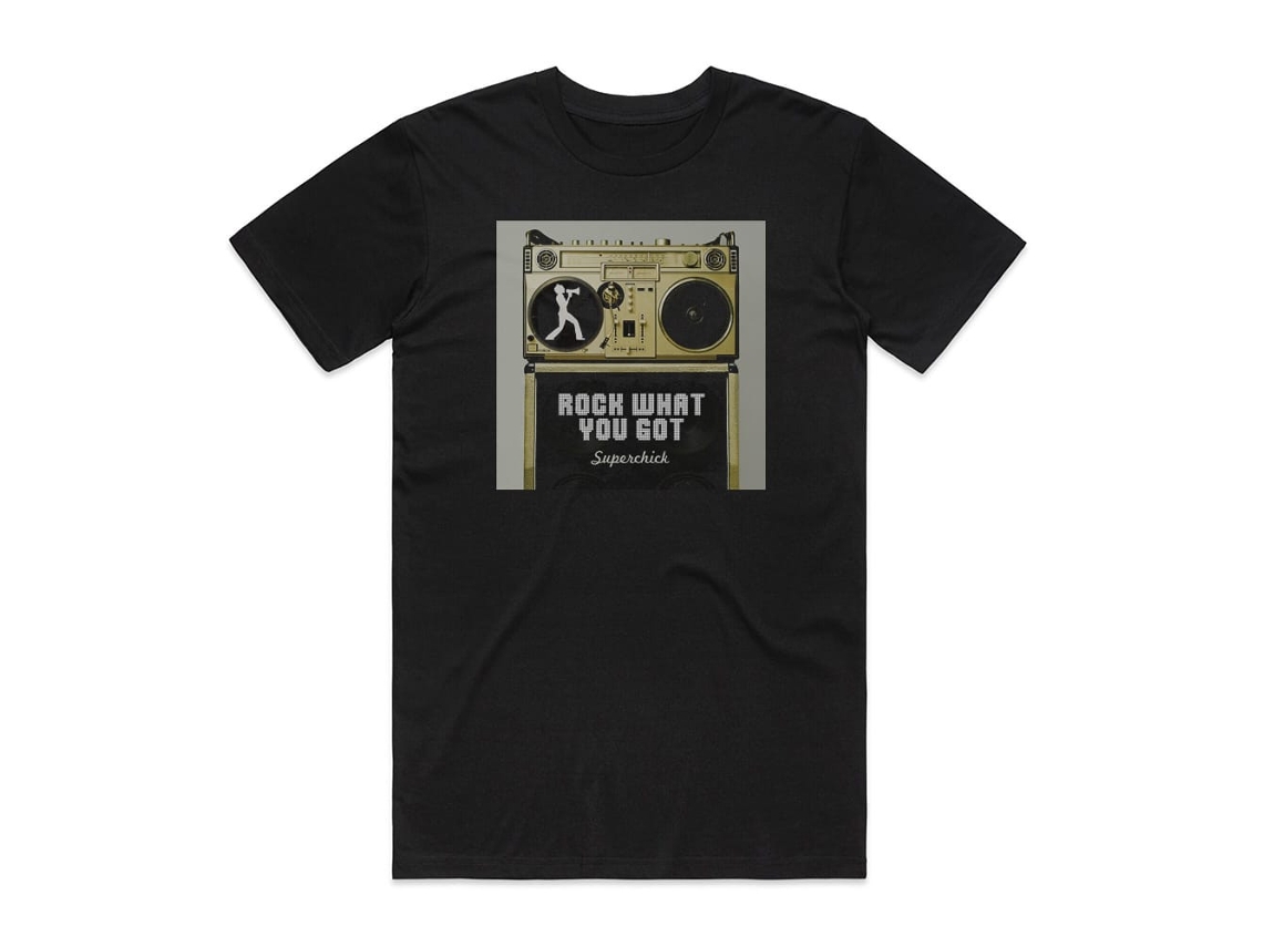 Superchick Rock What You Got Album Cover T-shirt Black Rockinstonesize—xl
