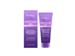 Creme Dental Roxo Clareador e Anti cárie para uma Higiene Bucal Eficaz LAXISCREED