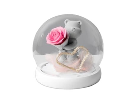 Presente Do Dia dos Namorados Flor Eterna Urso de Pelúcia Presente Criativo MEOIRUERY