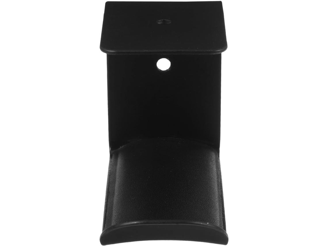Housoutil Support De Casque Accessoire Elegante E Fonctionnel En Metal Et Pu Noir Sous Bureau Installation