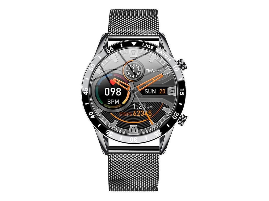 Smartwatch Men 1.3 Polegada Touchscreen Phone Watch Men Smartwatch Com Monitor De Frequência Cardíaca Do Sono Monitor De Atividade Ip67 Yunzii