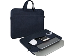 Mala Para Portátil 16 Polegadas A2485 Com Alça Oculta, Múltiplos Bolsos, Proteção Acolchoada, Material Impermeável Em Poliéster, Cor Azul Marinho