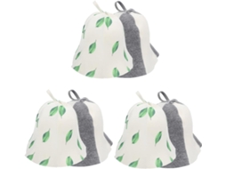 Conjunto De 6 Toucas De Sauna Confortáveis Em Feltro Para Homens E Mulheres.