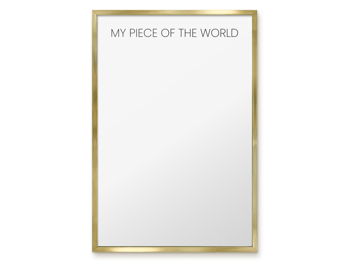Magnetic Glass Board My Piece Of The World For The Hall Espelharte (40x60 Cm)