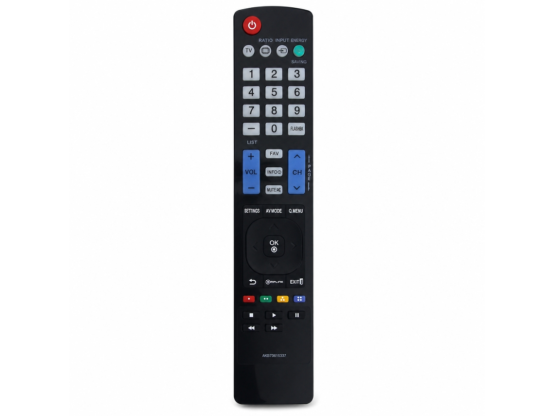 Comando À Distância Para Tv Compatível Com Lg Akb73615337, Sem Programação