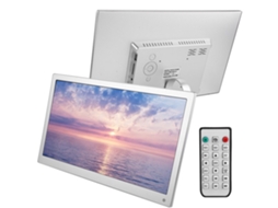 Laxiscreed Moldura Digital 15,6" Com Ecrã Ips 1080p, Relógio E Reprodução De Filmes