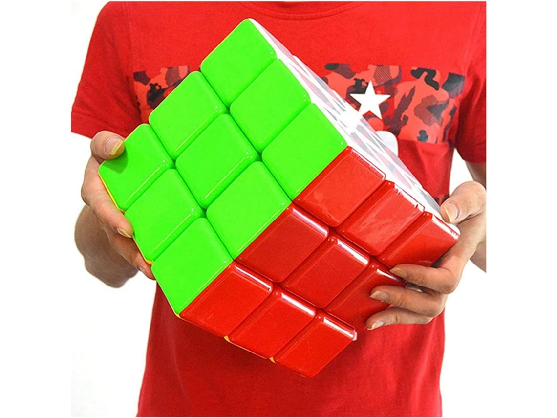 Super Cube 3x3x3 Cubo Grande Sem Adesivos De Velocidade 18cm C