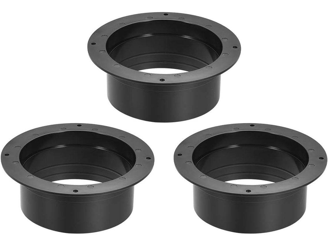 3 Peças Grelha De Ventilação Plástico Conector