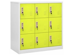 Locker Cabinet, Locker Cabinets Vidaxl Verde Aço (n/a)