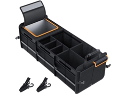 Organizador de bolsas para SUVs com compartimentos ajustáveis e à prova d'água.