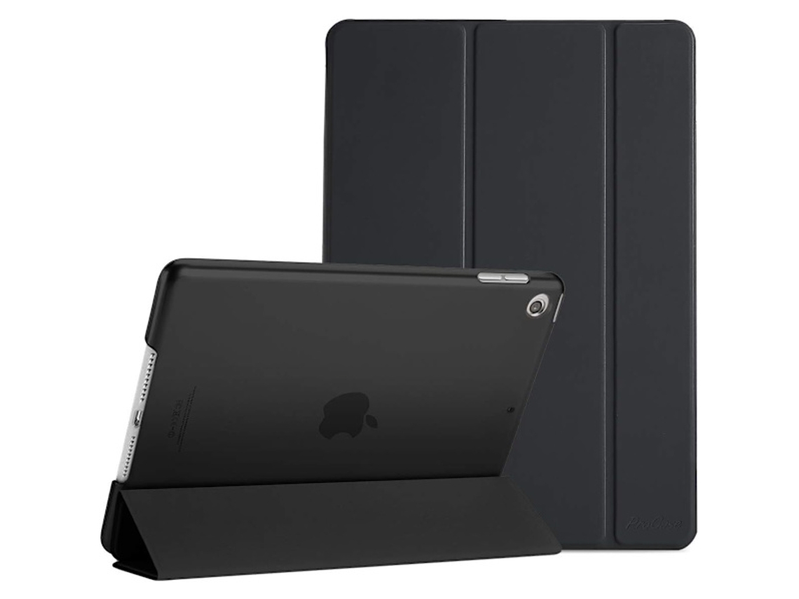 Capa Para Ipad De 9ª/8ª/7ª Geração 10,2 Polegadas , Protetora Fina E Leve Preta Tuotuo (2021, 2020, 2019)