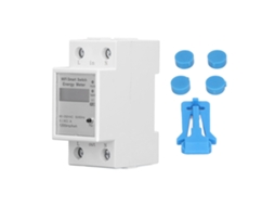 Medidor De Energia Inteligente Wifi Com Controle Por Voz E App, Disjuntor Din Rail 90-250v