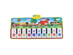 Ats alfombra Musical para Bebês com Matserial Antiderrapante Não Tóxico Melhora Habilidades Infantis Piano Dance Mats