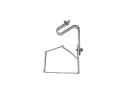 Suporte De Caleira P/ Telha Cerâmica Rect. - Zinc. - 60x100mm