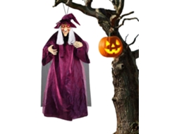 Decorações De Bruxa Para Exterior Bruxa Falante Assustadora Para O Halloween Com Olhos Para Entrad Gokoco