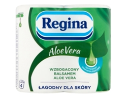 Aloe Vera Papel Higiénico Regina, 4 Rolos