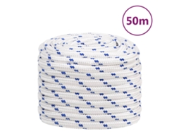 Vidaxl Corda De Barco 20 Mm 50 M Polipropileno Branco