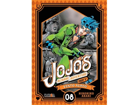 Livro JojoS Bizarre Adventure 05 Vento Aureo 08 de Hirohiko Araki (Espanhol)