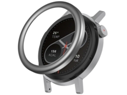 Relógio inteligente CMF Watch Pro 2 com estrutura de metal e design de arco redondo. Ly Ebike