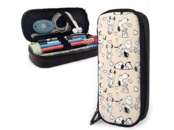Estojo Snoopy E Amigos, Grande Para Lápis, Bolsa Organizadora, Presente Escola, Escritório, Estudantes, Adolescentes, Meninas, Mul Aquaforge