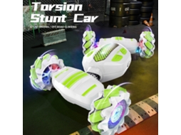 Carro De Stunt Com Controle Remoto E Sensing De Gestos 4wd Para Crianças Com Luzes E Música Azul